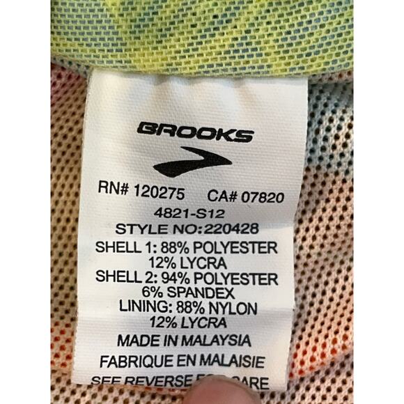 Brooks Skort Yellow Red Floral Pattern Size XL Tennis Golf Pickleball - Picture 5 of 8